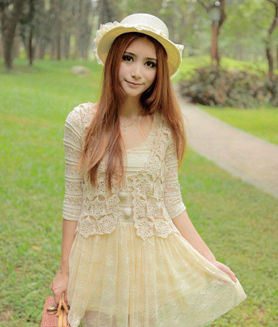 盛夏田園風小清新碎花連衣裙