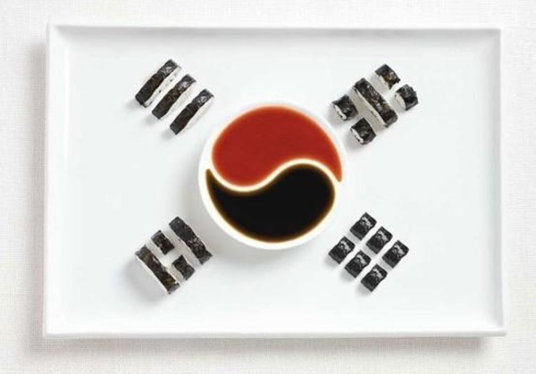 創意美食廣告:可以吃的國旗