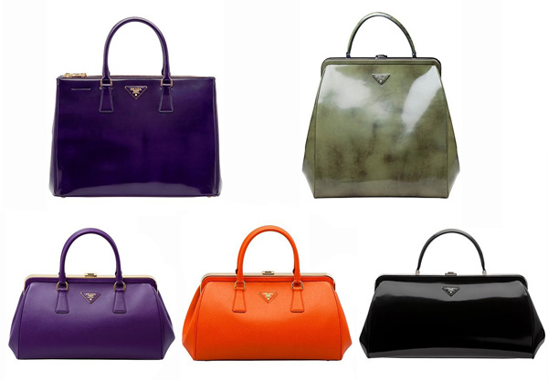 把優(yōu)雅玩出俏皮感 Prada2012秋冬復(fù)古手袋