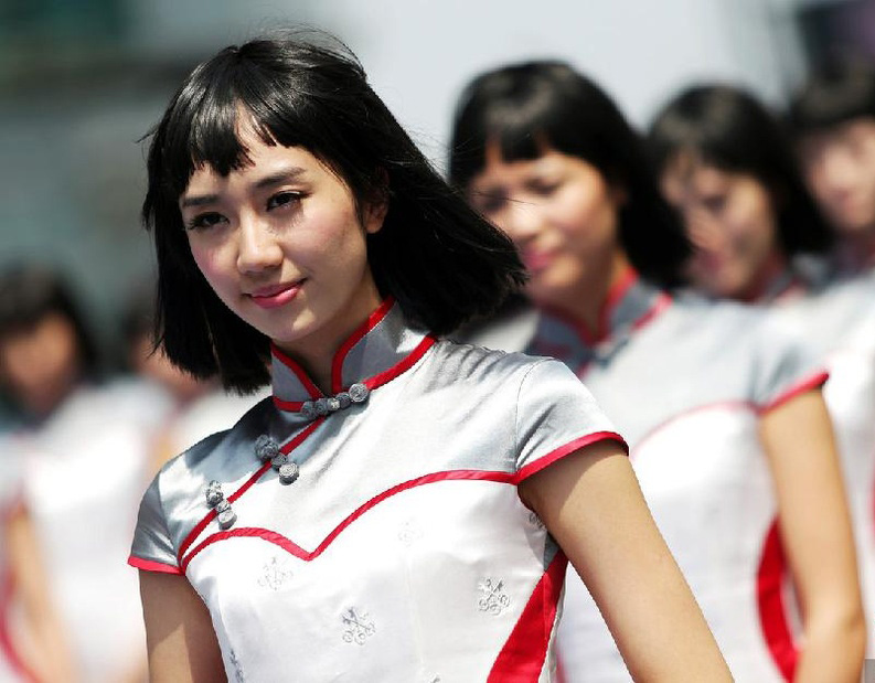 F1中國大獎賽禮儀小姐旗袍秀