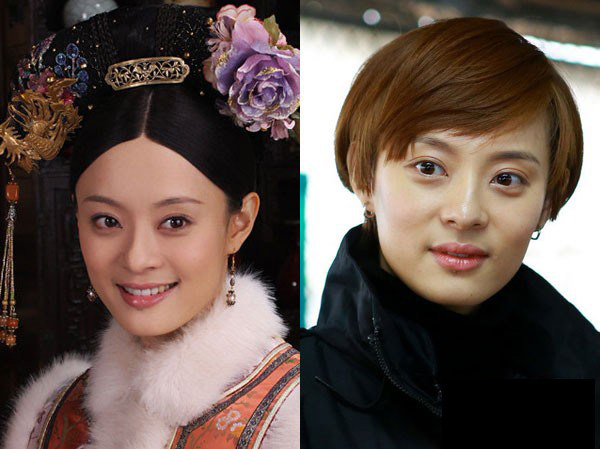 孫儷素顏短發現身 范冰冰素顏女神