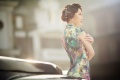 美女車模穿越舊上海 看旗袍美女花樣年華