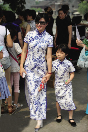 “詩樂·夏運河”杭州旗袍沙龍演繹民國范兒