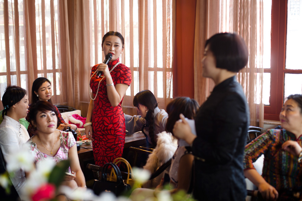 西安38名旗袍愛好者三月話茶歡聚女人節