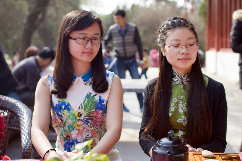 西安38名旗袍愛好者三月話茶歡聚女人節