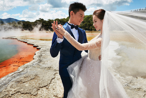 美到讓人窒息 吳奇隆劉詩詩婚紗照首曝光