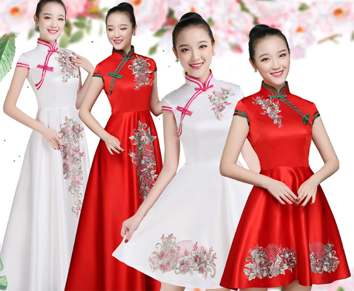 蘇雅琪旗袍連衣裙 蘇雅琪禮服定制 蘇雅琪新娘婚紗